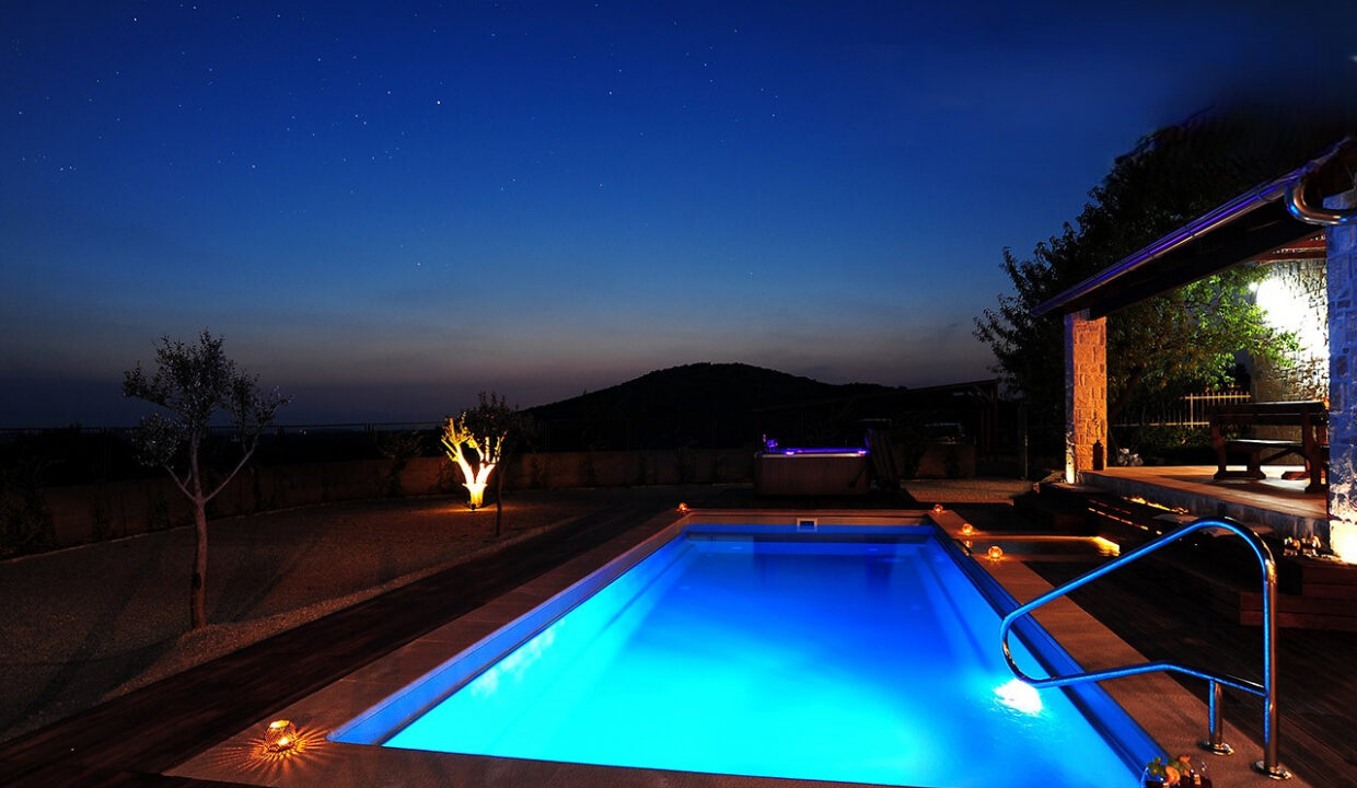 Außergewöhnliches Steinhaus Sibenik Stadtblick