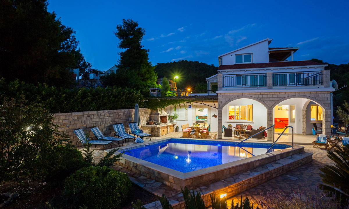 Haus am Meer in der Bucht - Insel Korcula