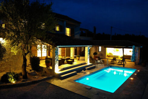 Außergewöhnliches Steinhaus Sibenik Stadtblick