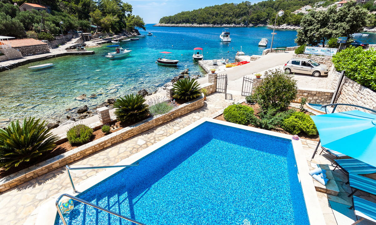 Haus am Meer in der Bucht - Insel Korcula