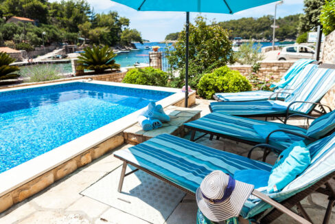 Haus am Meer in der Bucht - Insel Korcula