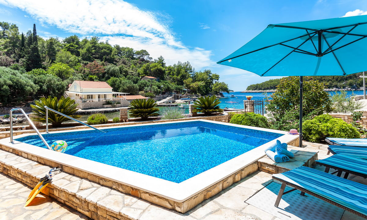 Haus am Meer in der Bucht - Insel Korcula