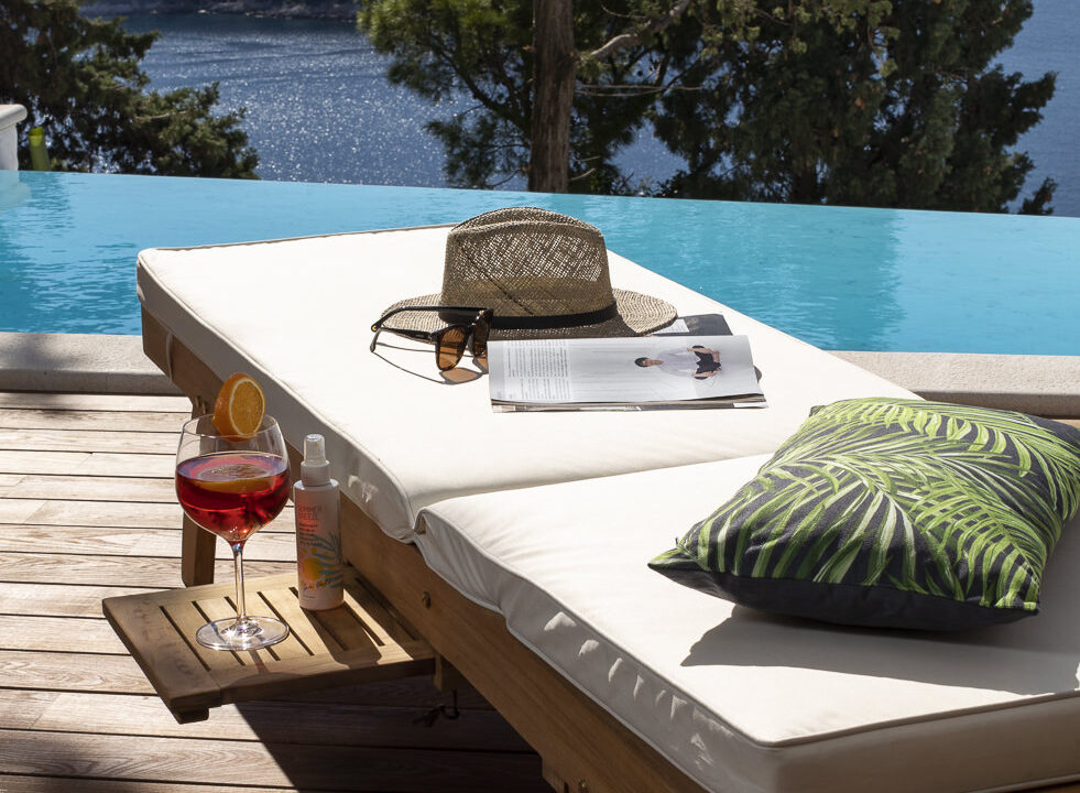 Blick auf die Altstadt von Dubrovnik, Villa Dubrovnik