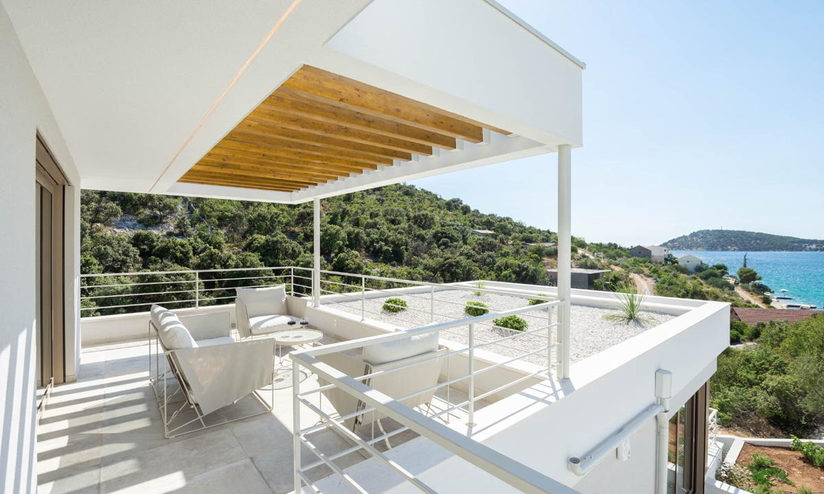 Kürzlich erbautes modernes Villa am Meer - Rogoznica.