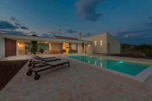 Anspruchsvolle moderne Villa mit fantastischem Blick - Region Zadar