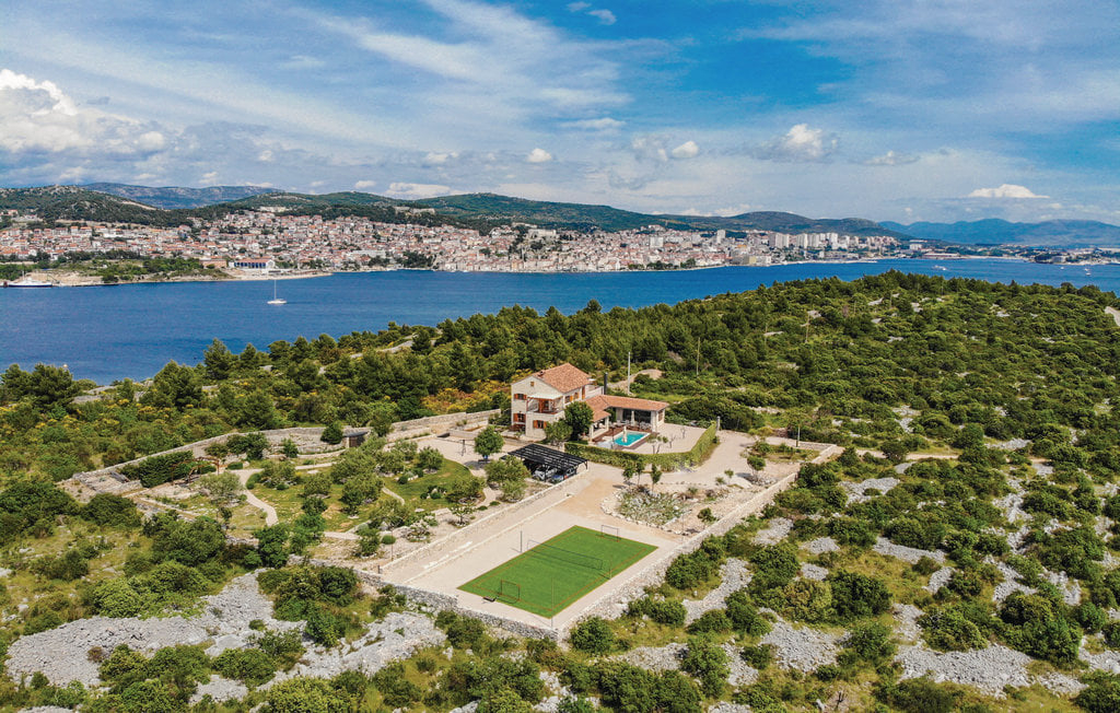 Außergewöhnliches Steinhaus Sibenik Stadtblick