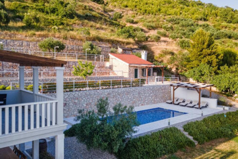 Steinhaus mit Meerblick in Omis