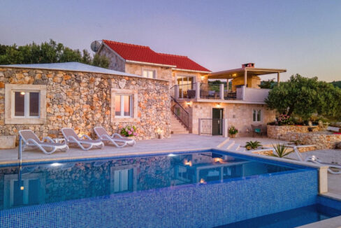 Steinhaus auf der Insel Brac