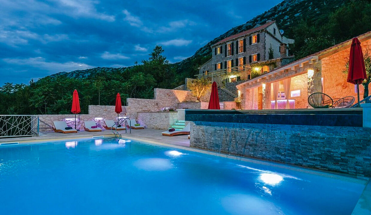 Haus aus weißem Stein - Halbinsel Peljesac