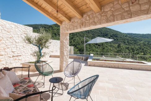 Haus aus weißem Stein - Halbinsel Peljesac