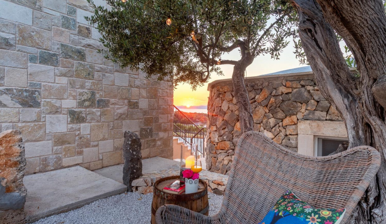 Steinhaus auf der Insel Brac