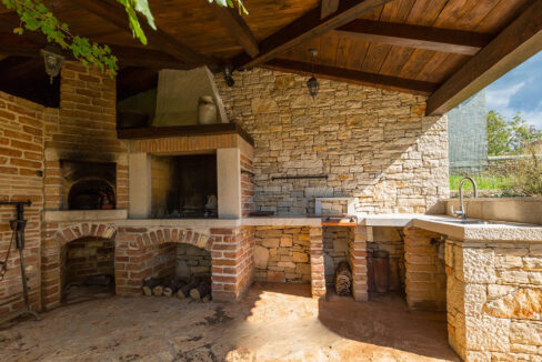 Steinhaus mit Meerblick in der Region Rovinj