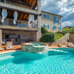 Steinhaus mit Meerblick in der Region Rovinj