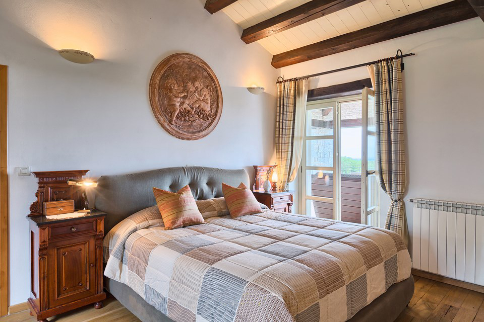 Steinhaus mit Meerblick in der Region Rovinj