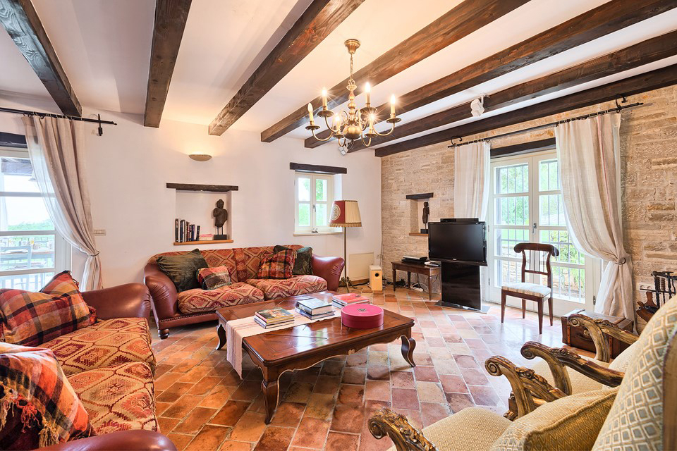 Steinhaus mit Meerblick in der Region Rovinj