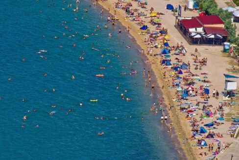 Haus am Strand auf der Insel Pag