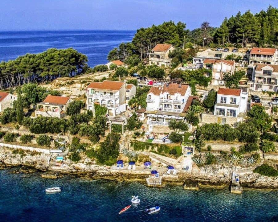 Haus am Meer auf der Insel Korcula
