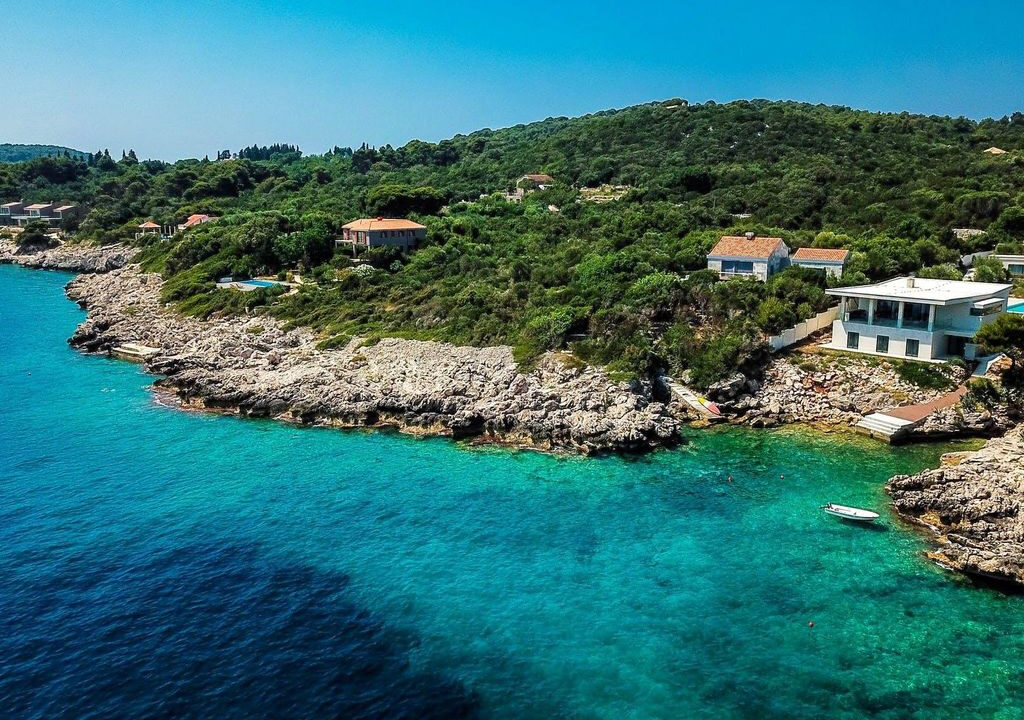Einzigartige moderne Villa am Meer mit privatem Strandzugang - Insel Kolocep