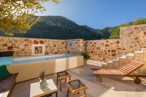 Erstaunliches Steinhaus auf der Insel Hvar